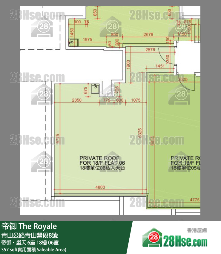 帝御 帝御‧岚天 6座 18楼 06室 平面图