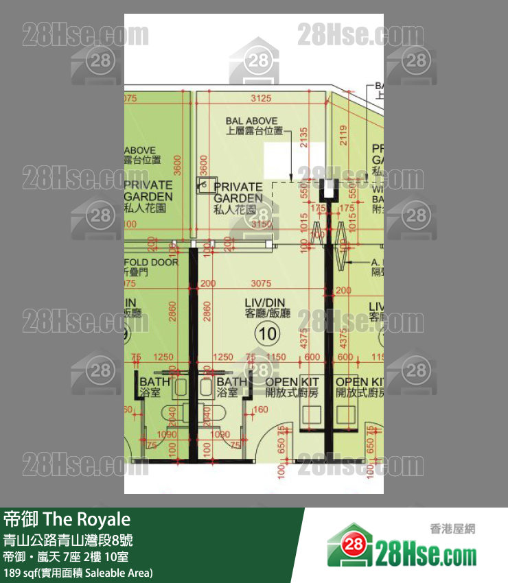 帝御 帝御‧嵐天 7座 2樓 10室 平面圖