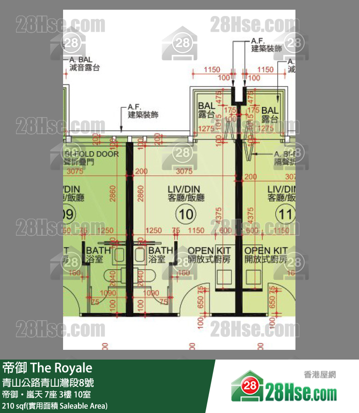 帝御 帝御‧嵐天 7座 3樓 10室 平面圖