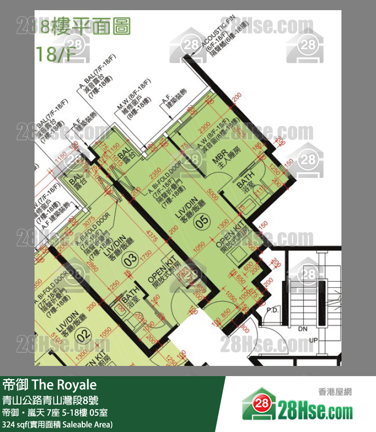 帝御 帝御‧嵐天 7座 6樓 05室 平面圖