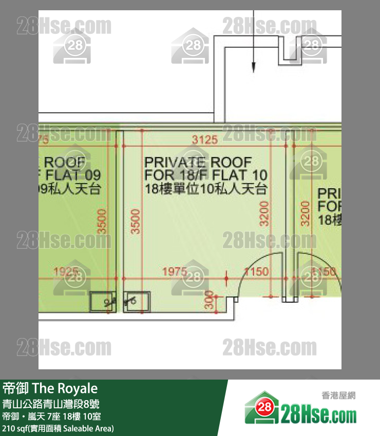 帝御 帝御‧嵐天 7座 18樓 10室 平面圖