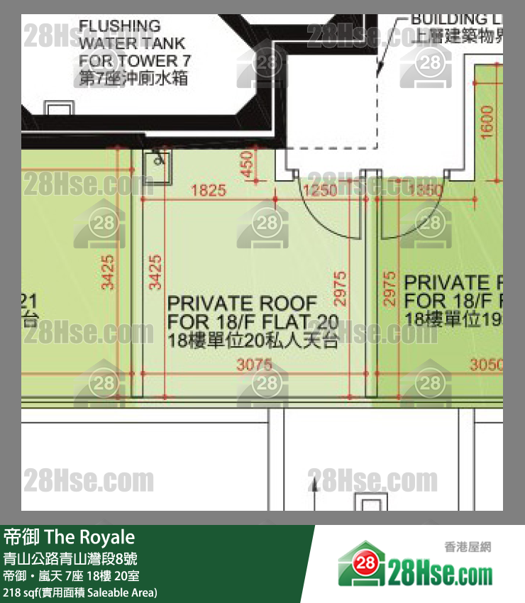 帝御 帝御‧嵐天 7座 18樓 20室 平面圖