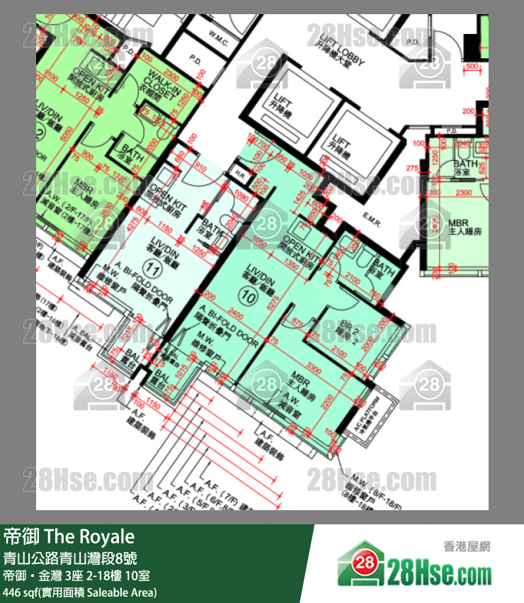The Royale Unit FloorPlan (Provided by 28Hse) The Royale Unit FloorPlan (Provided by 28Hse)