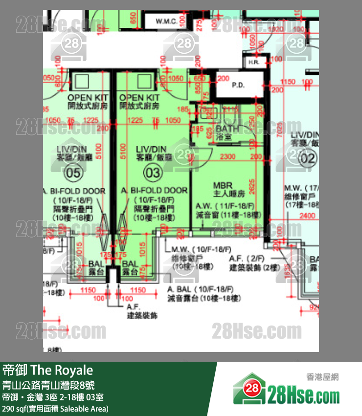 帝御 帝御‧金灣 3座 11樓 03室 平面圖