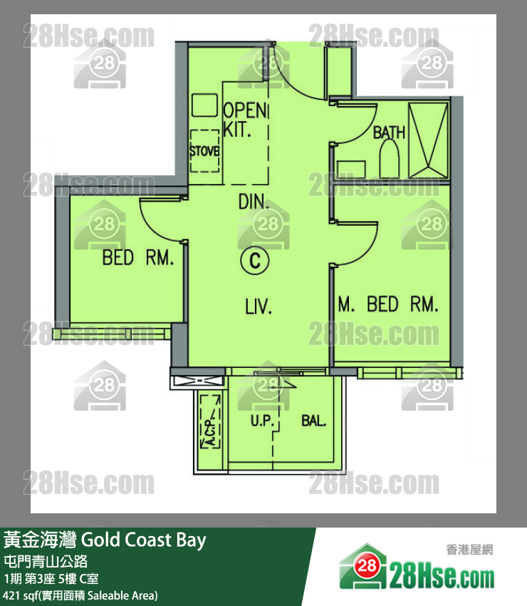 Gold Coast Bay Unit FloorPlan (Provided by 28Hse)