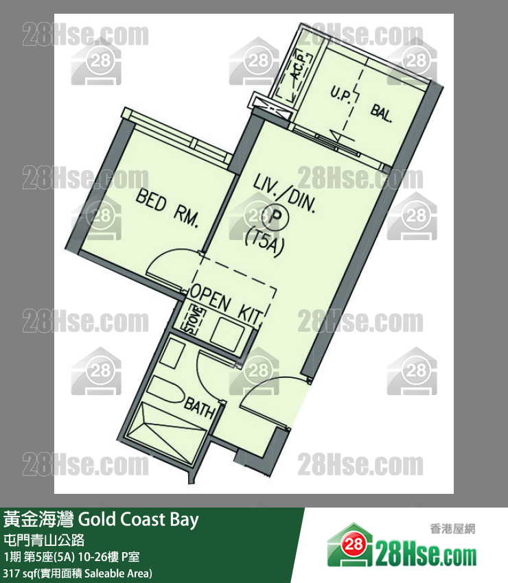Gold Coast Bay Unit FloorPlan (Provided by 28Hse)