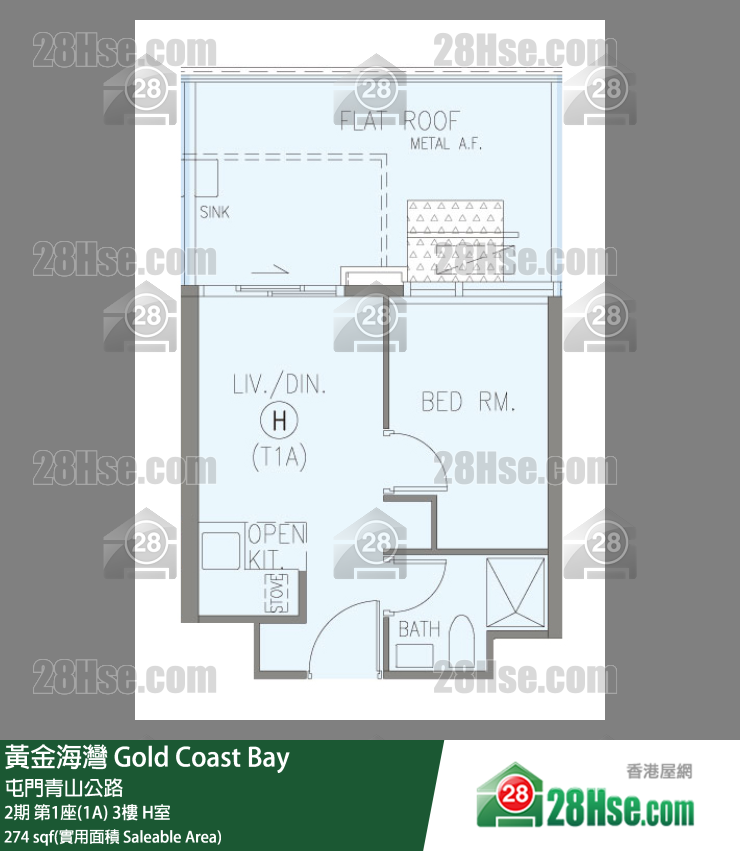 Gold Coast Bay Unit FloorPlan (Provided by 28Hse)