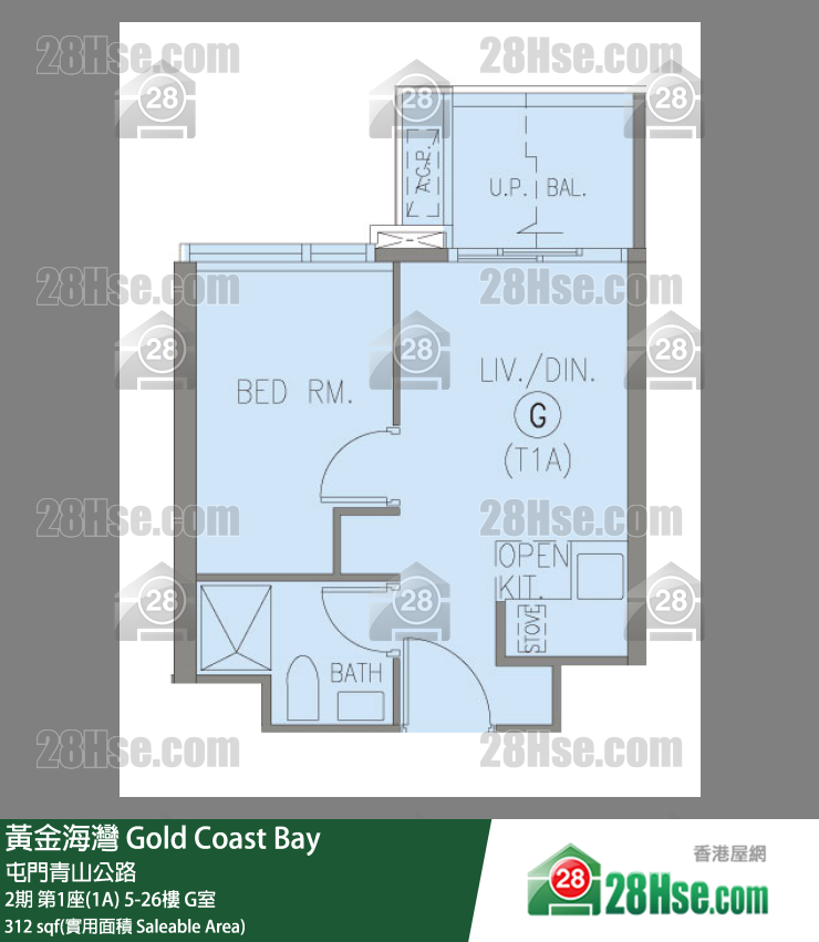 Gold Coast Bay Unit FloorPlan (Provided by 28Hse)