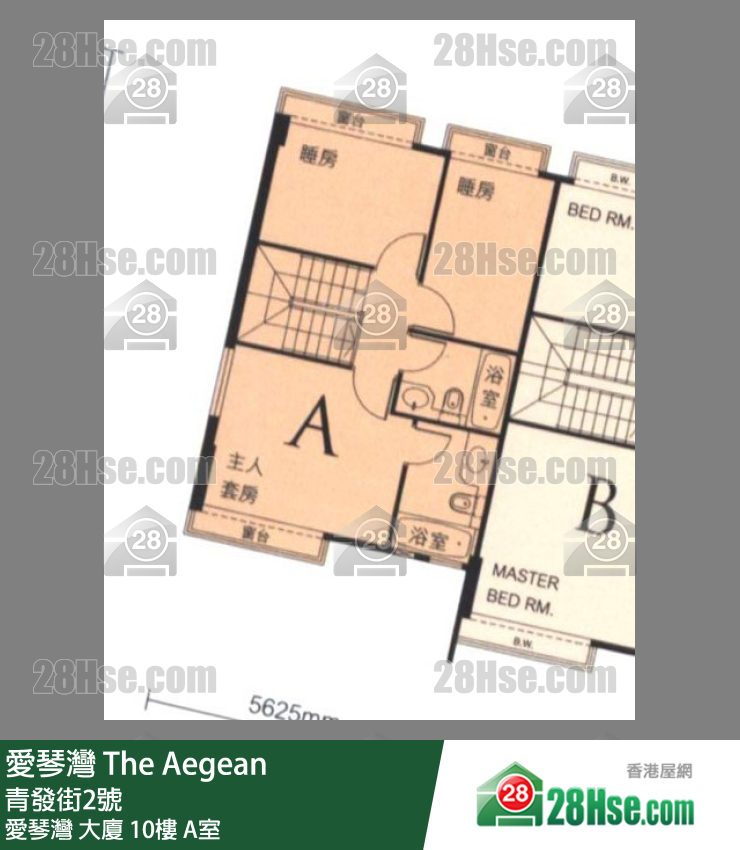 愛琴灣 愛琴灣 大廈 10樓 A室 平面圖