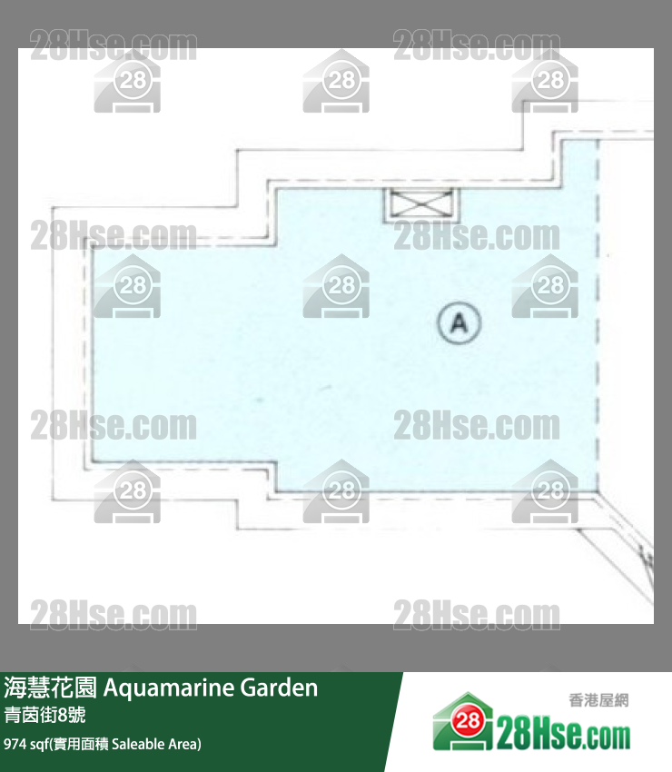 海慧花園 樓宇1座14樓 A室 平面圖