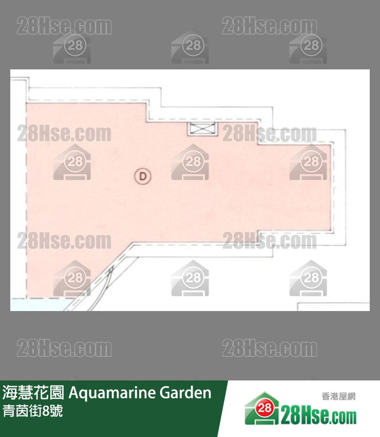 海慧花园 楼宇2座14楼 D室 平面图