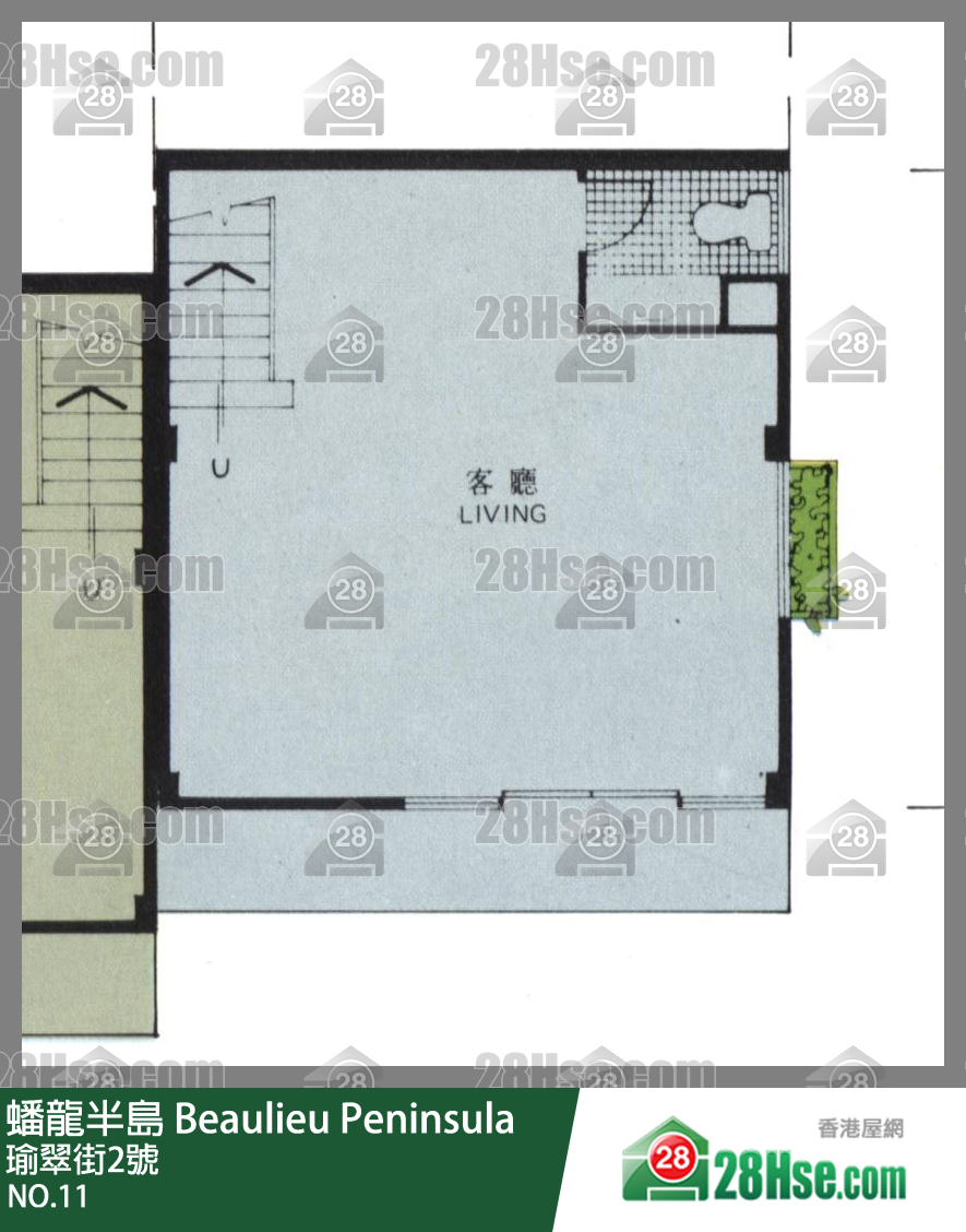 蟠龍半島 獨立屋NO.11 平面圖