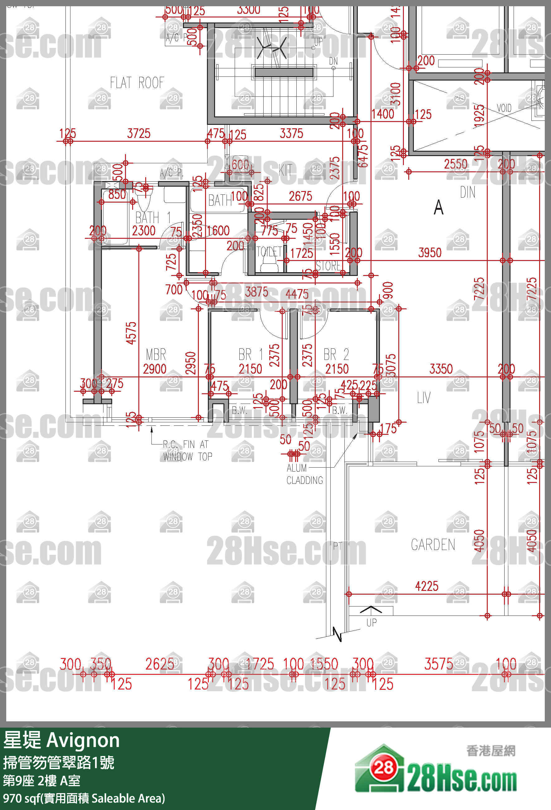星堤 大廈第9座2樓 A室 平面圖