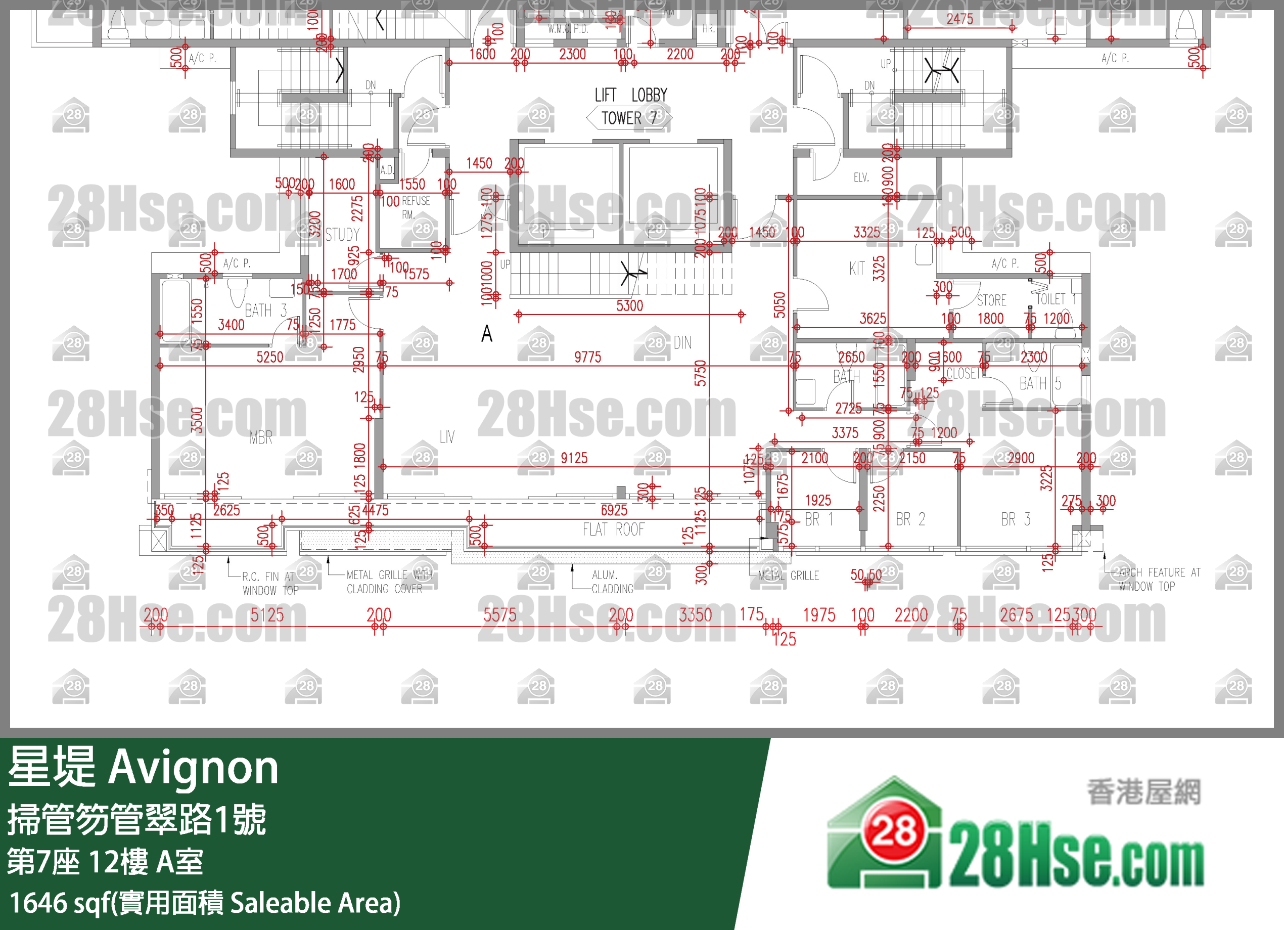 Avignon Unit FloorPlan (Provided by 28Hse)