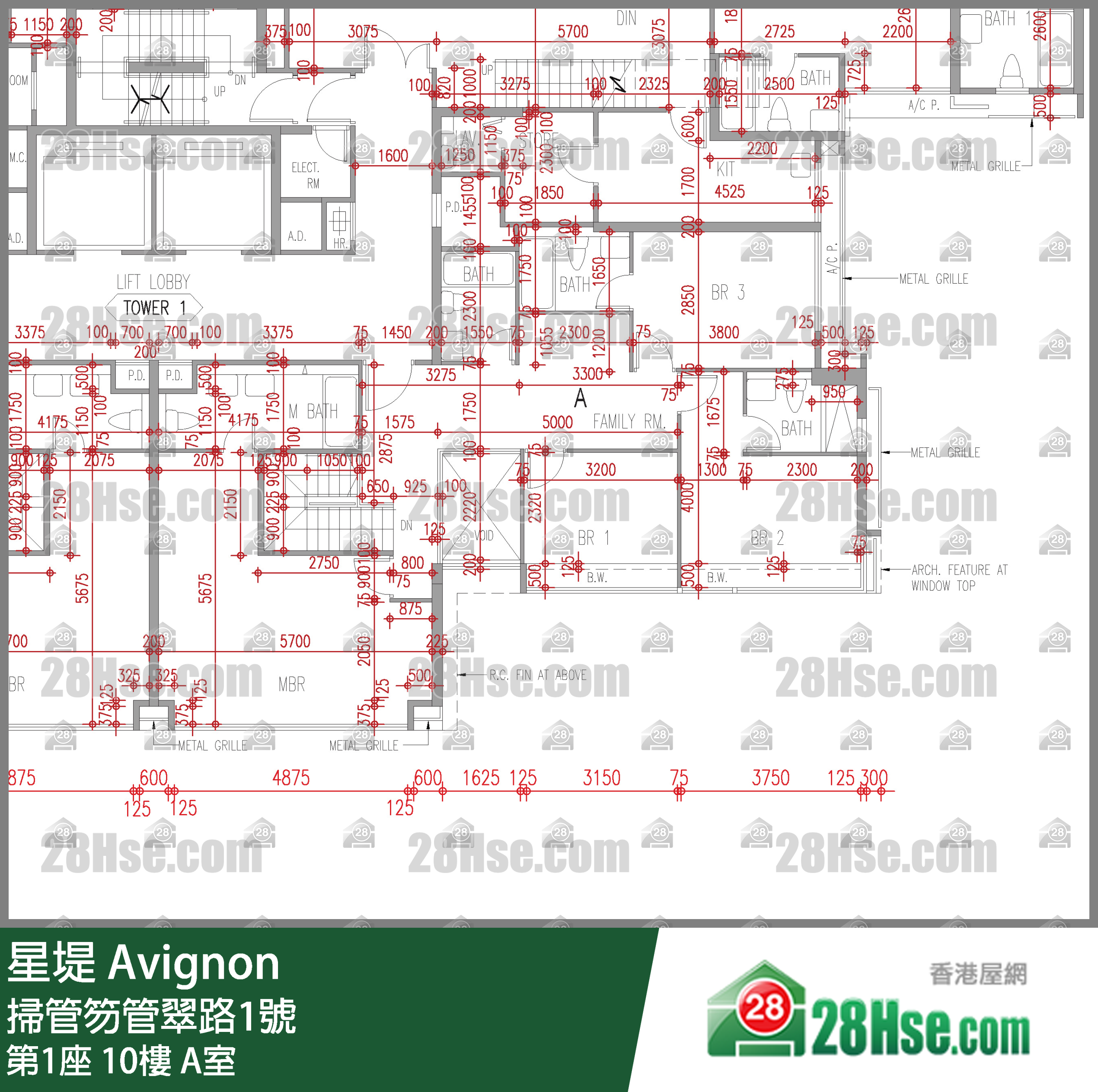 星堤 大厦第1座10楼 A室 平面图
