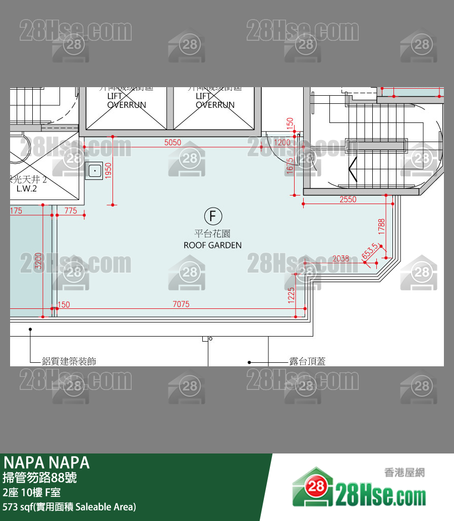 NAPA 大厦 2座 10楼 F室 平面图