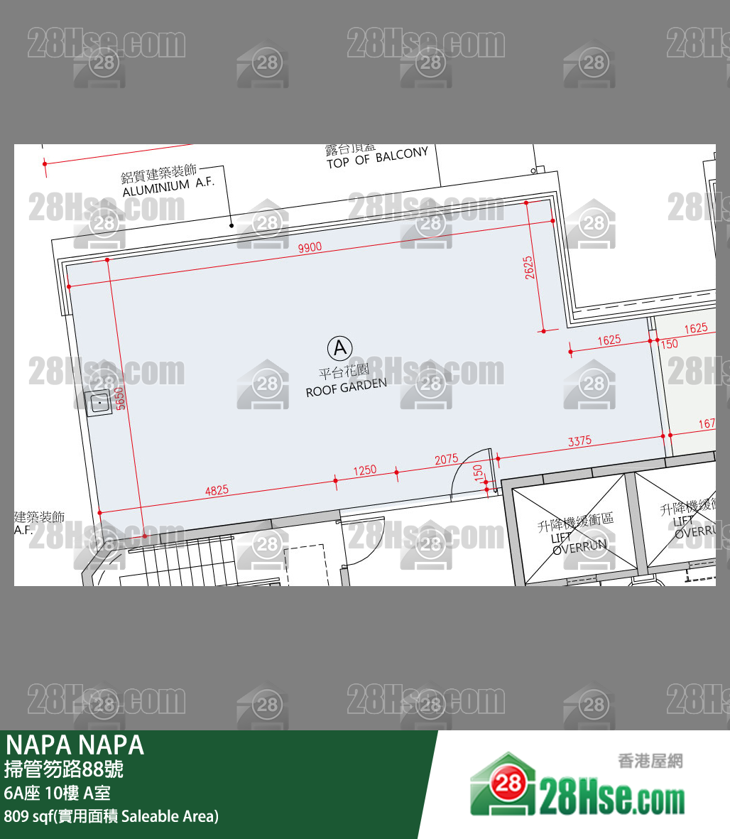 NAPA 大厦6A座10楼 A室 平面图