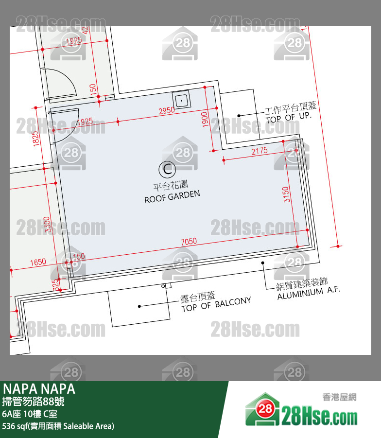NAPA 大厦6A座10楼 C室 平面图