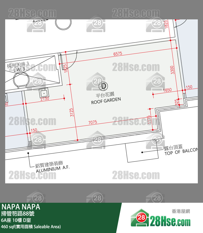 NAPA 大厦6A座10楼 D室 平面图