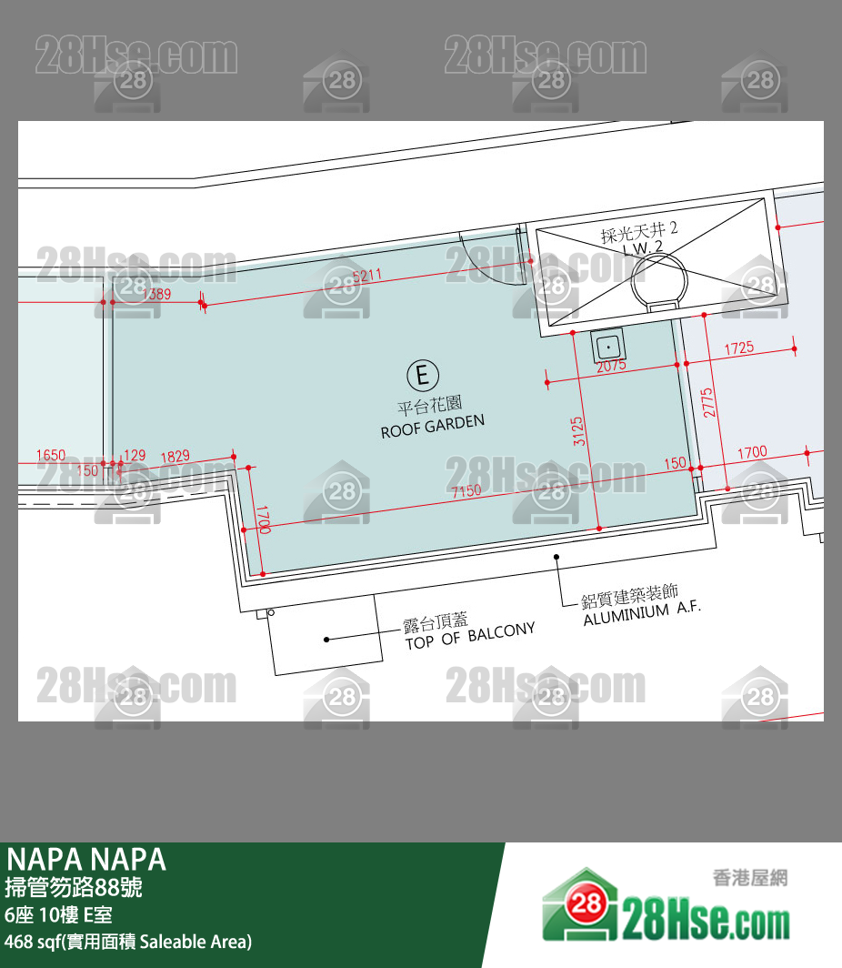NAPA 大厦6座10楼 E室 平面图
