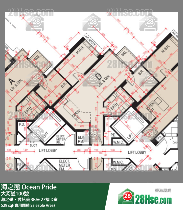 Ocean Pride Unit FloorPlan (Provided by 28Hse) Ocean Pride Unit FloorPlan (Provided by 28Hse)