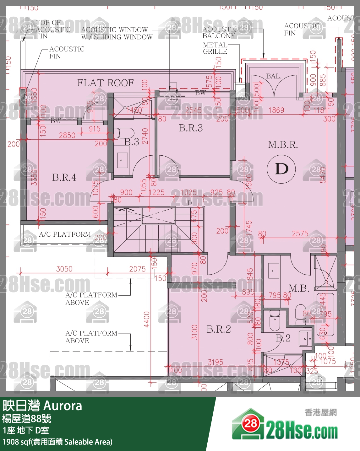 映日湾 1座地下 D室 平面图