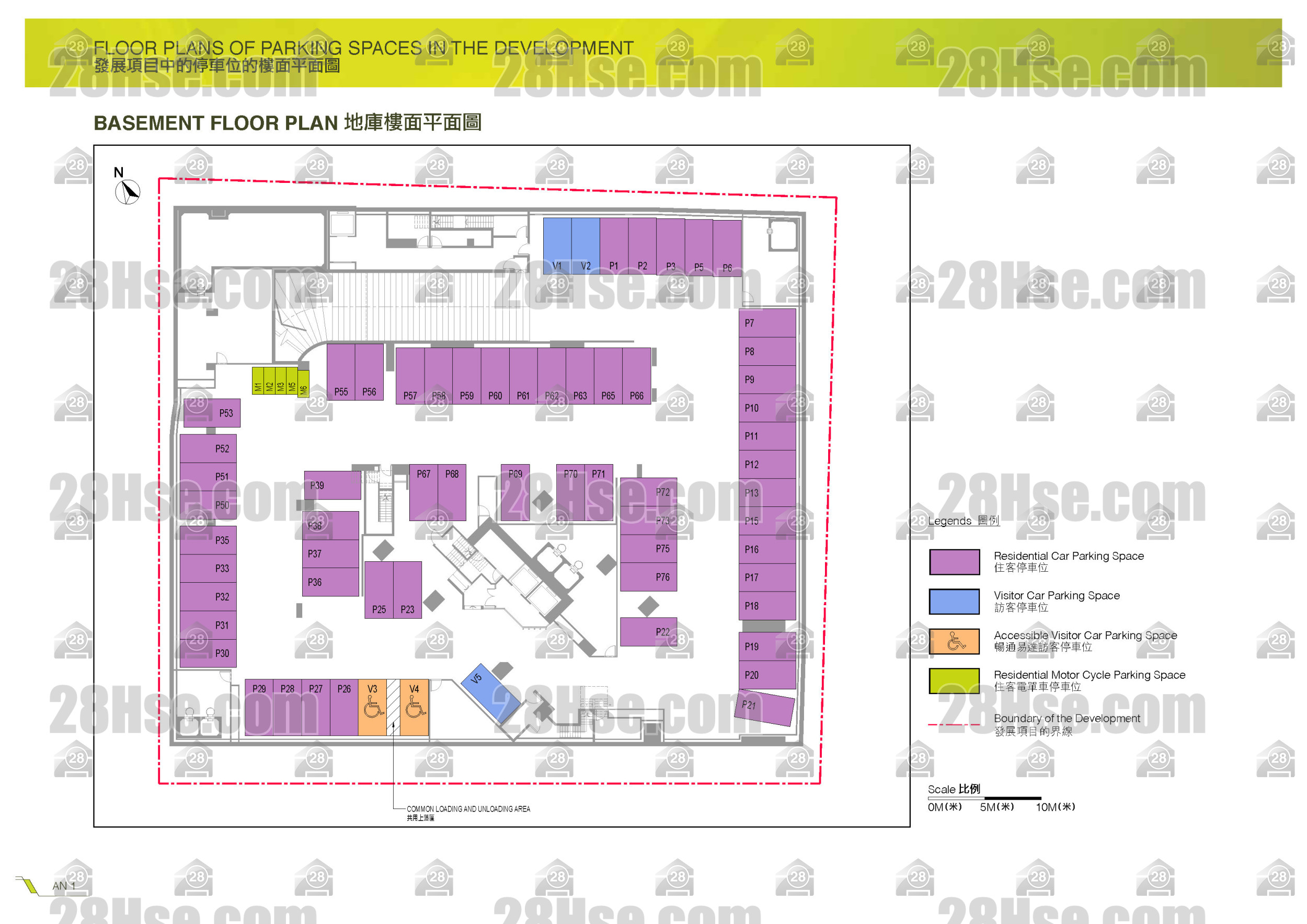 停車位平面圖 FloorPlan