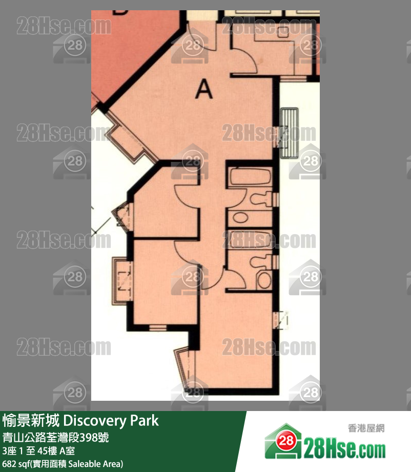 Discovery Park Unit FloorPlan (Provided by 28Hse)