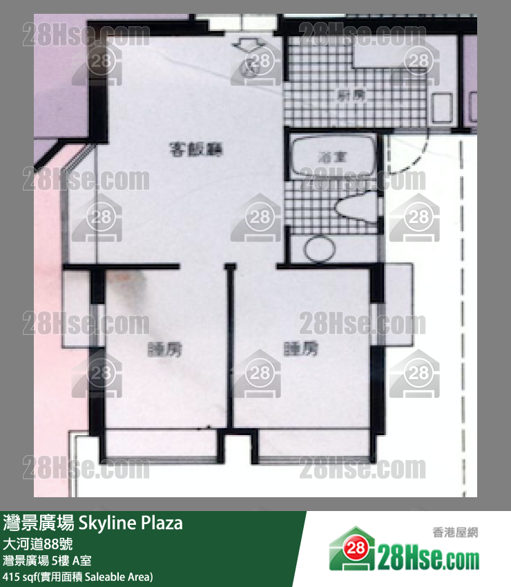 灣景廣場 灣景廣場5樓 A室 平面圖