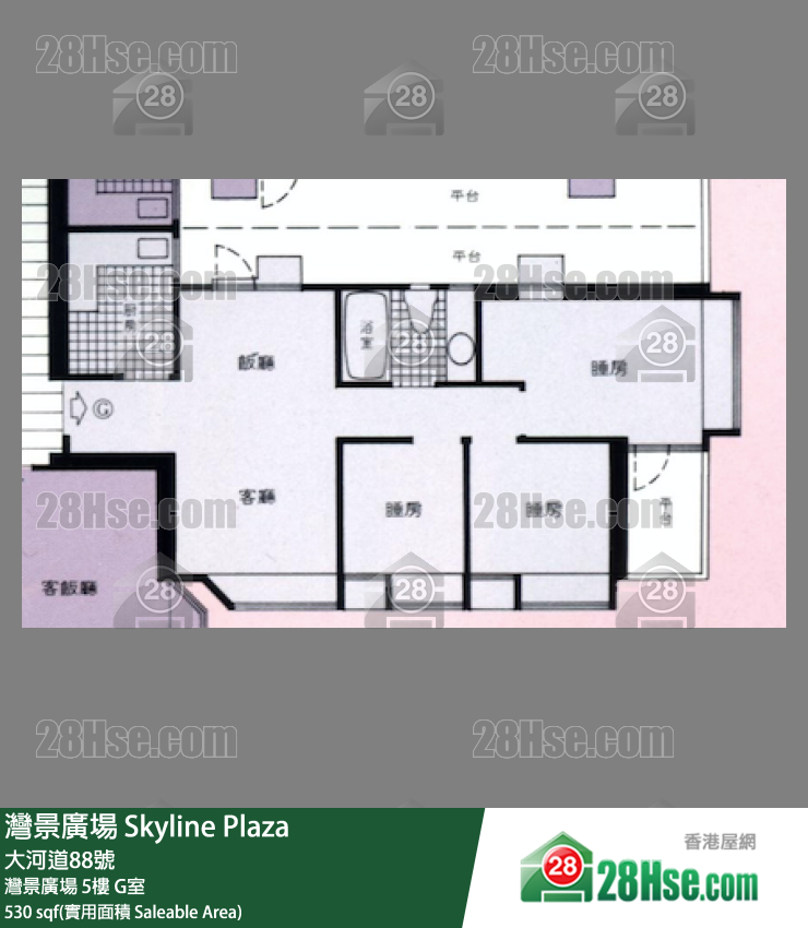 灣景廣場 灣景廣場5樓 G室 平面圖