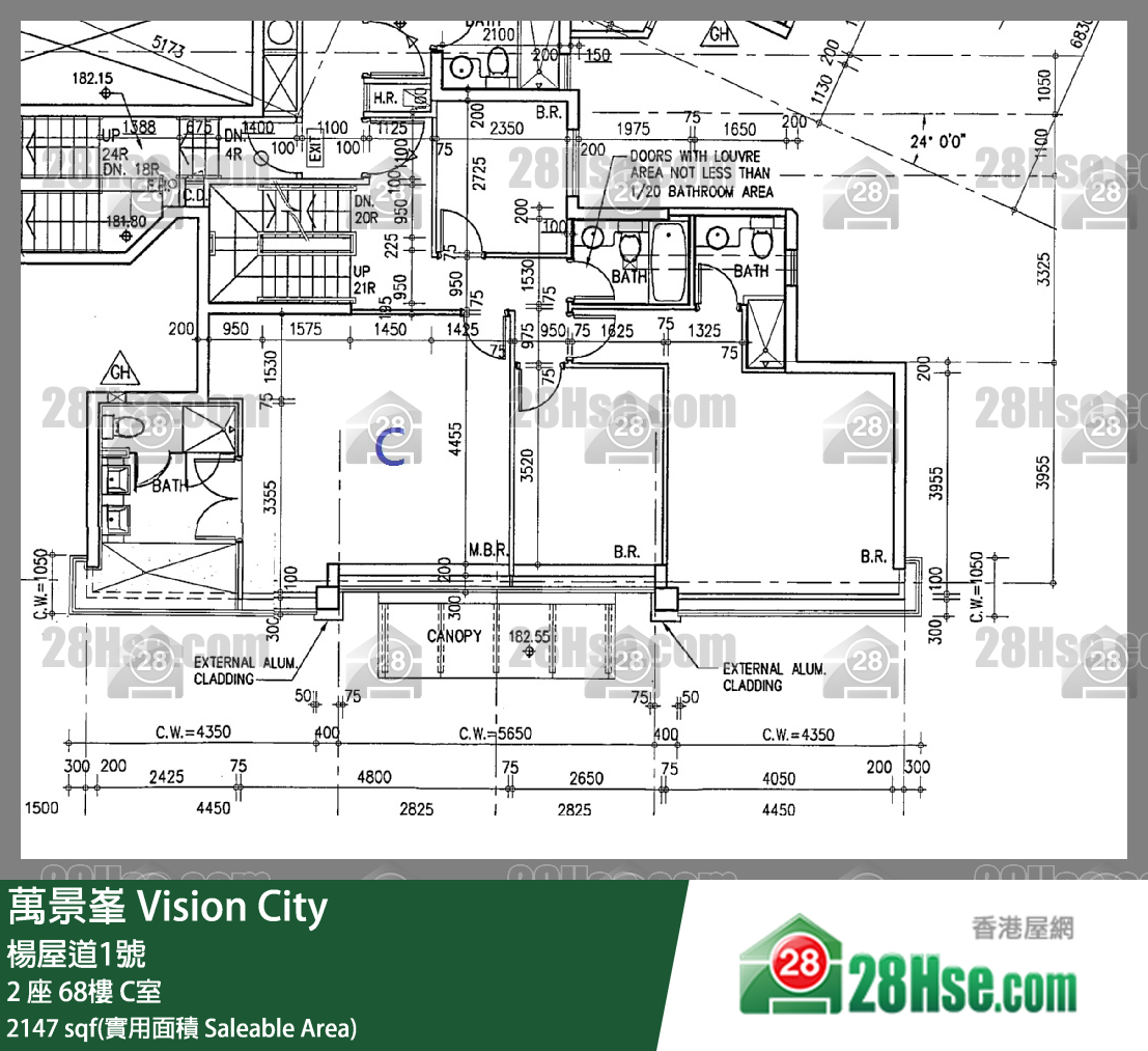 Vision City Unit FloorPlan (Provided by 28Hse)