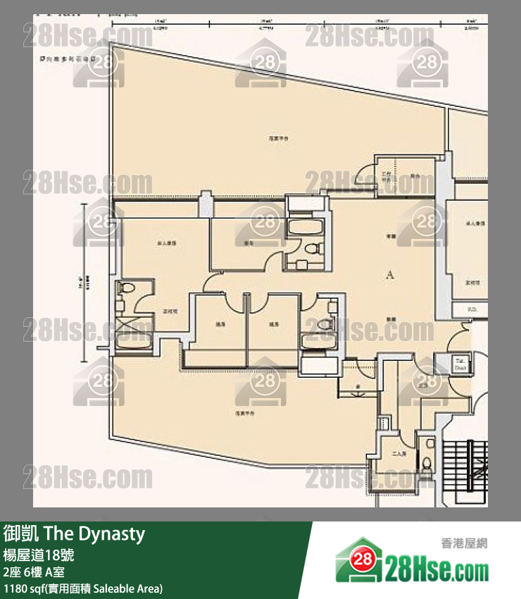 御凱 2座6樓 A室 平面圖
