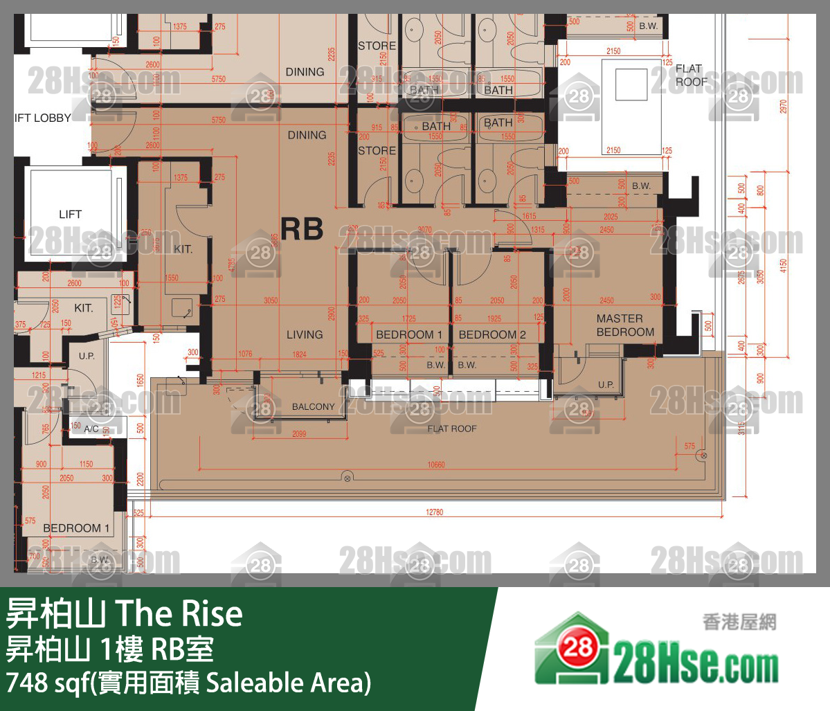 昇柏山 昇柏山 1樓 RB室 平面圖