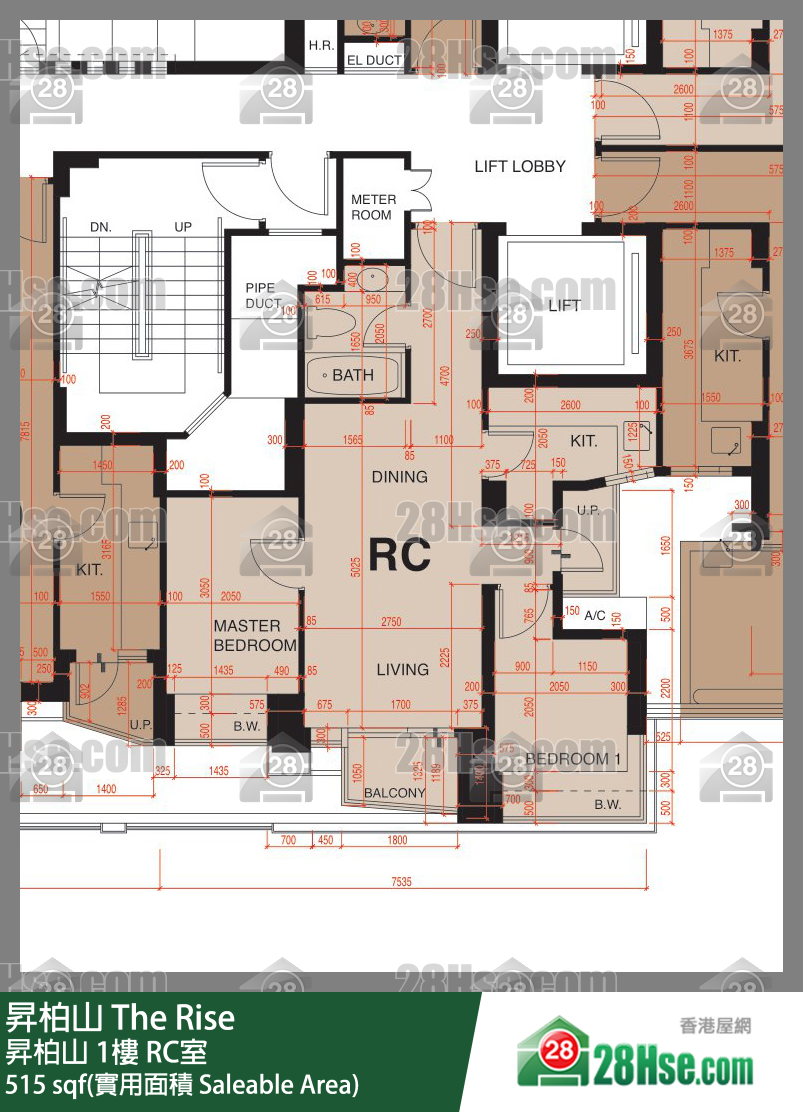 昇柏山 昇柏山 1樓 RC室 平面圖