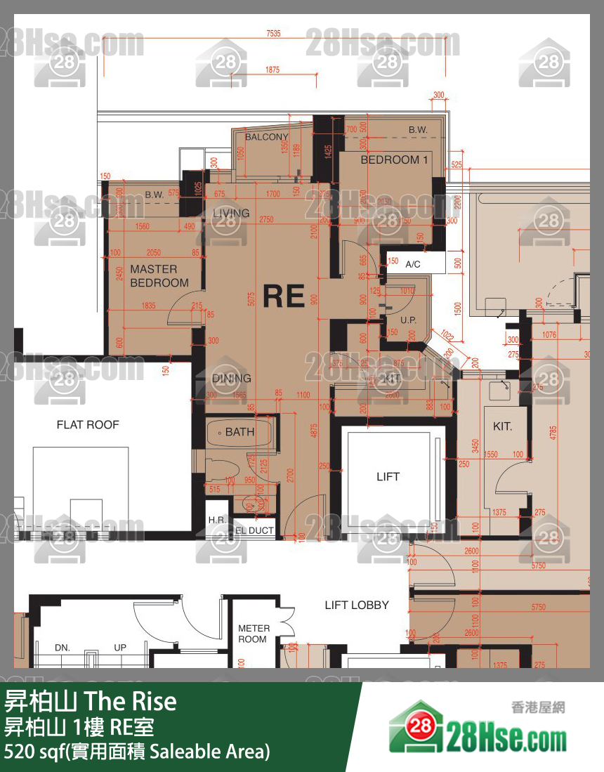 昇柏山 昇柏山1樓 RE室 平面圖