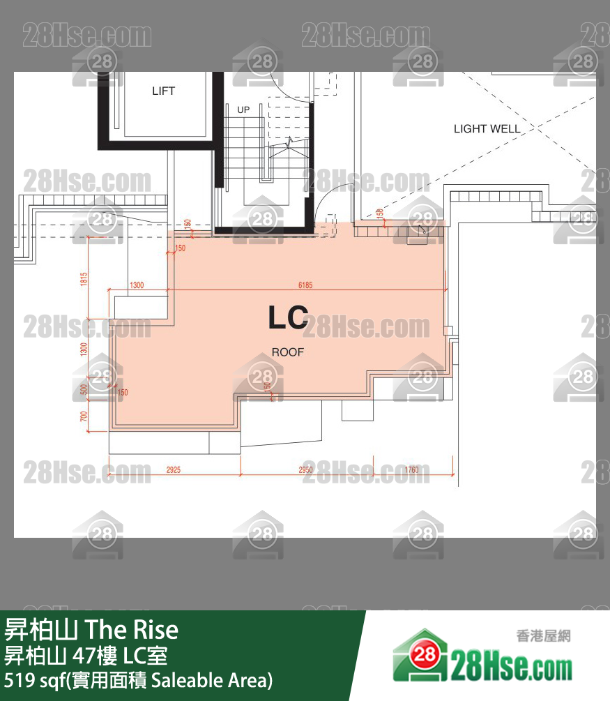 昇柏山 昇柏山 47樓 LC室 平面圖