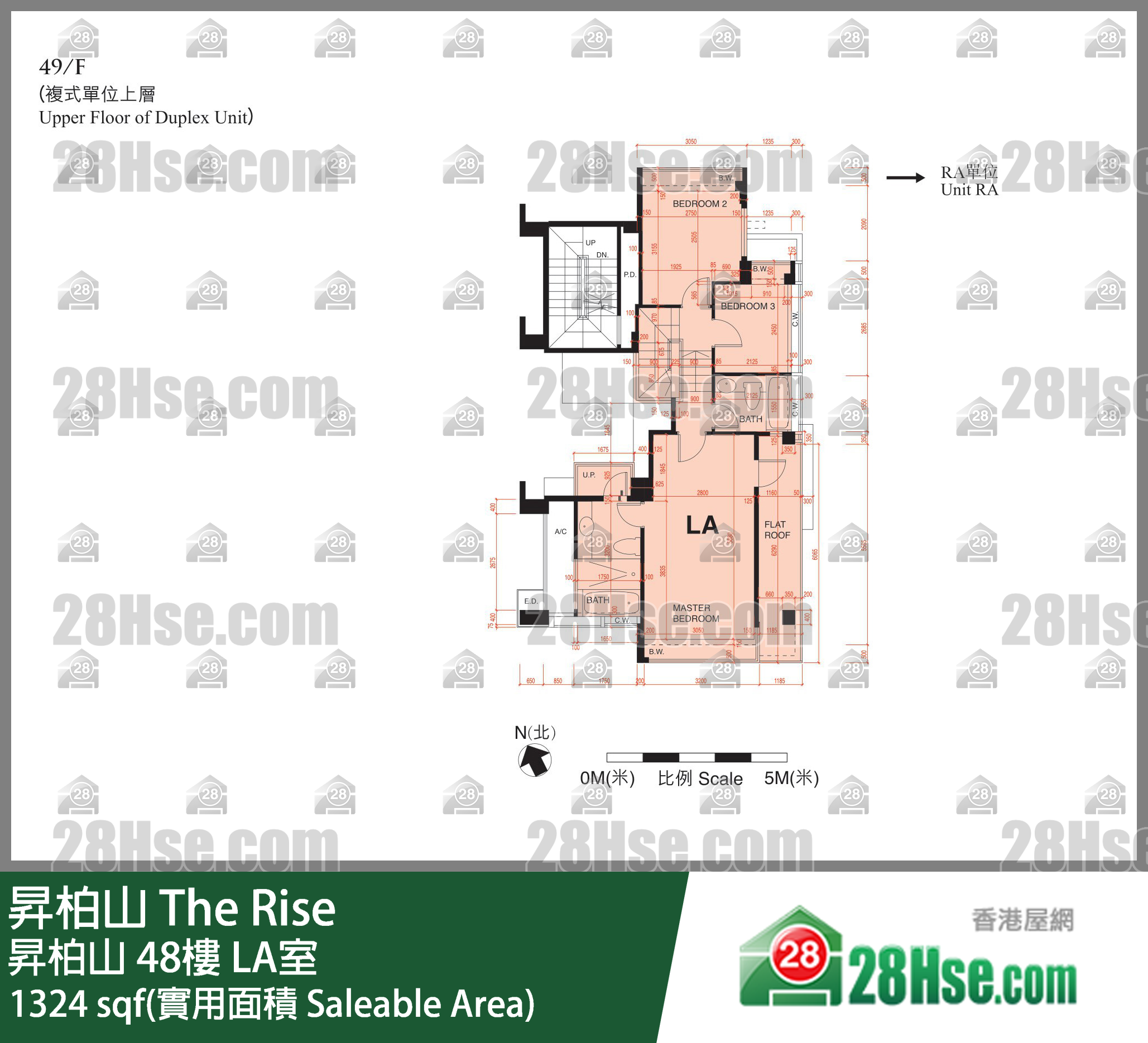 昇柏山 昇柏山48樓 LA室 平面圖