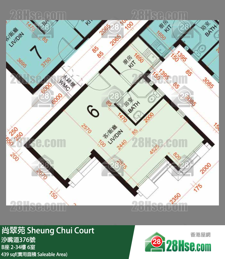 Sheung Chui Court Unit FloorPlan (Provided by 28Hse)