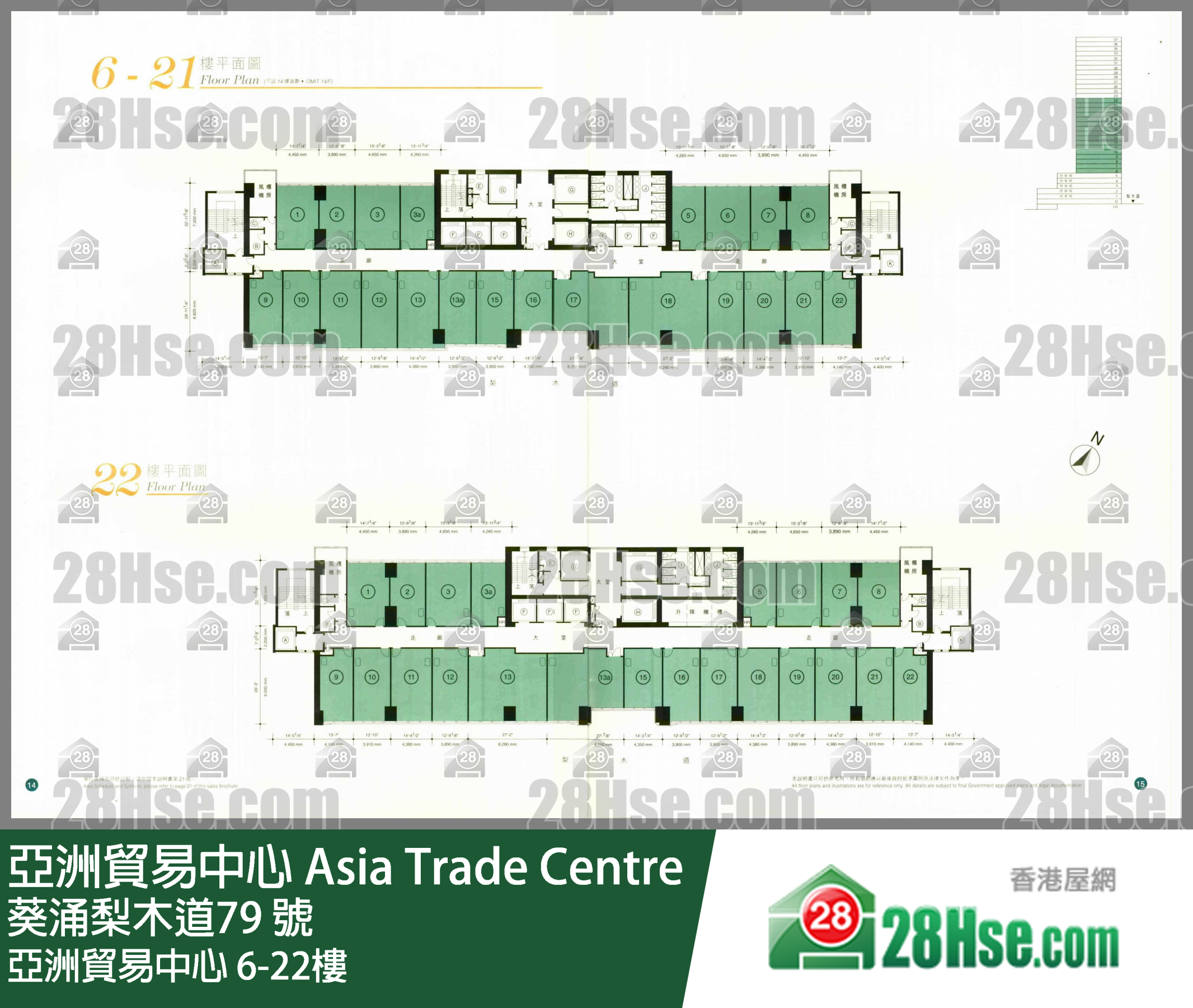 Asia Trade Centre 6/f-22/f FloorPlan