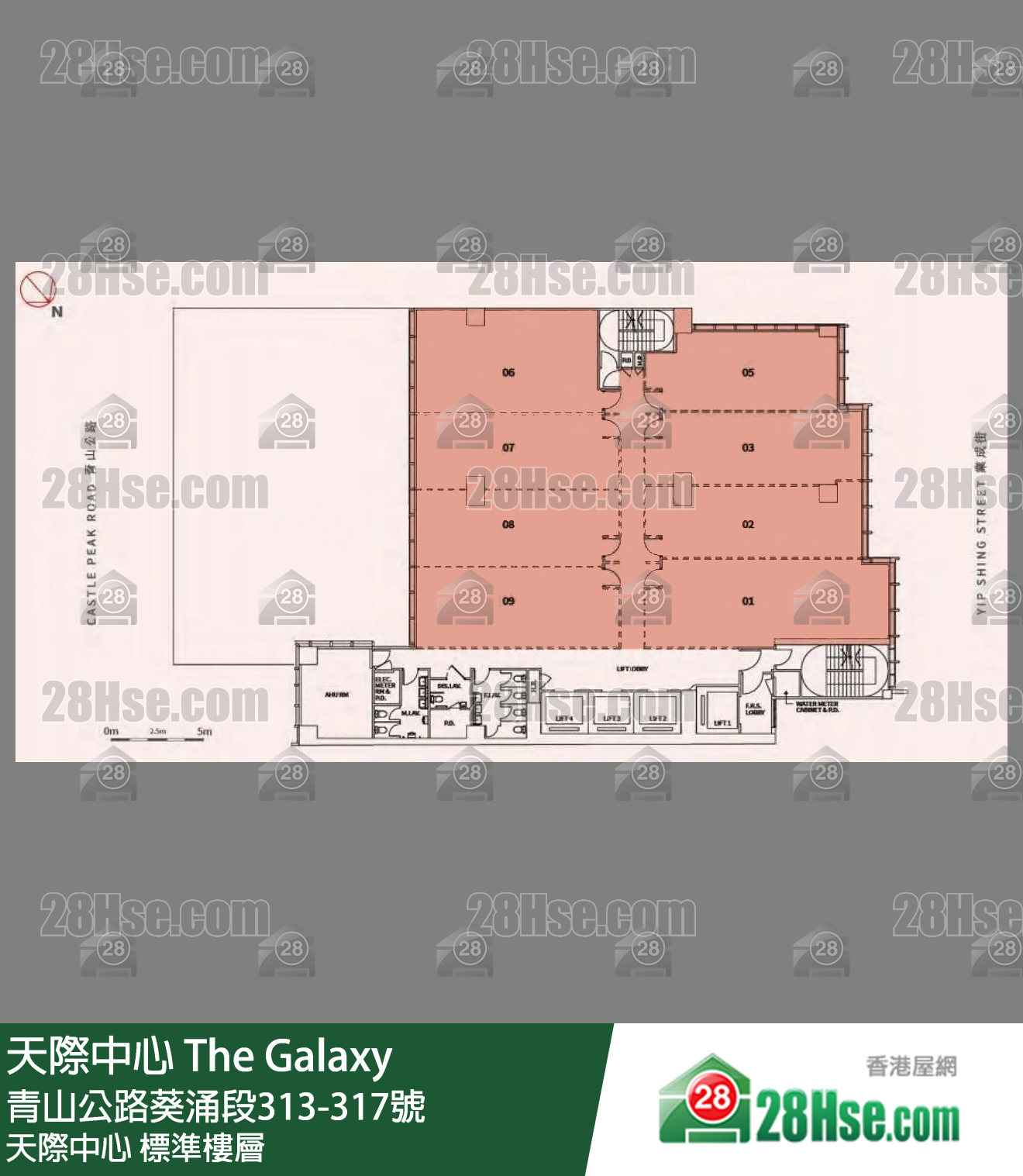 天际中心 标准楼层 平面图 天际中心 标准楼层 平面图