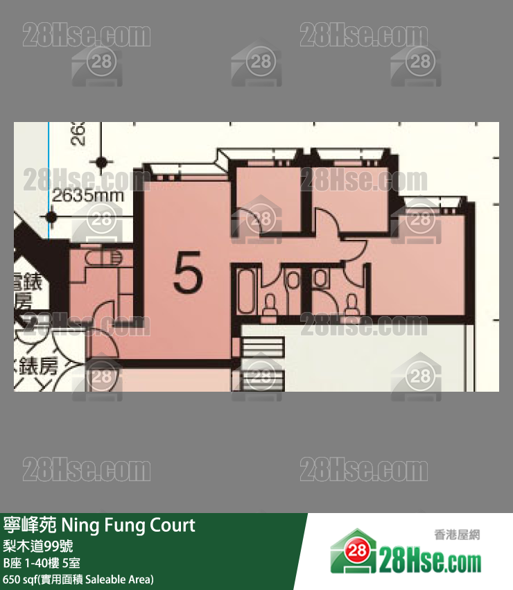 Ning Fung Court Unit FloorPlan (Provided by 28Hse)