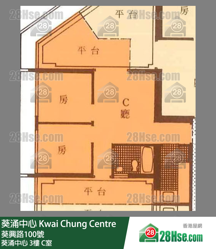 葵涌中心 葵涌中心3樓 C室 平面圖