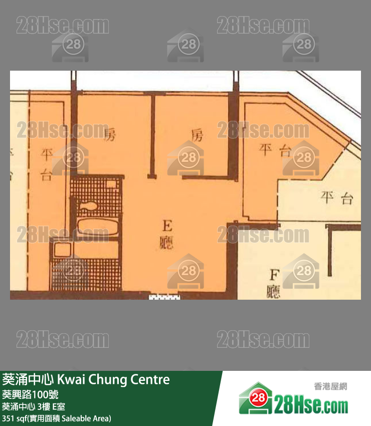 葵涌中心 葵涌中心 3樓 E室 平面圖