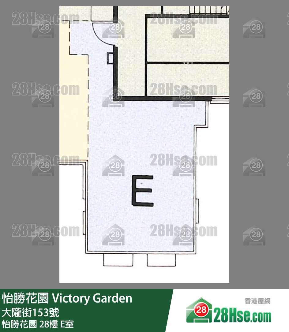 怡勝花園 怡勝花園 28樓 E室 平面圖