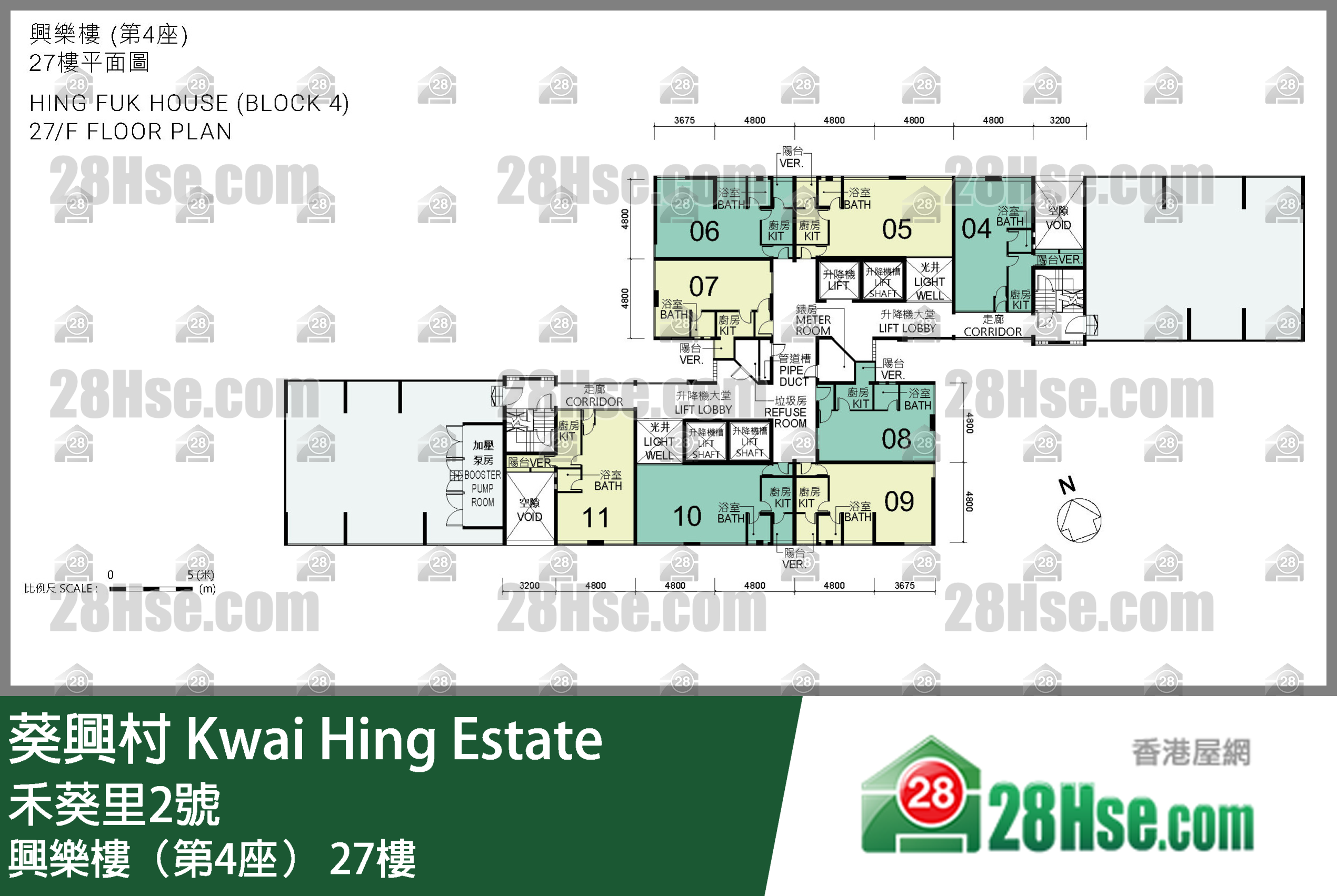 兴乐楼（第4座） 27楼 平面图