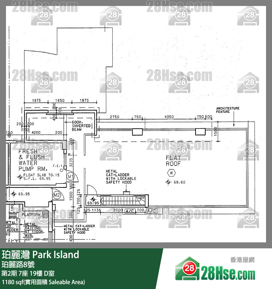 珀丽湾 第2期7座19楼 D室 平面图