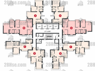 Block 1 6/f To 58/f FloorPlan