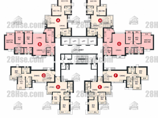 Block 2 6/f To 58/f FloorPlan