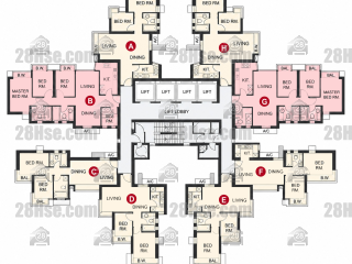 Block 3 6/f To 58/f FloorPlan