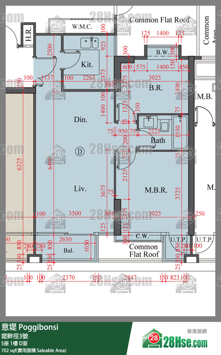 意堤 5座1楼 D室 平面图